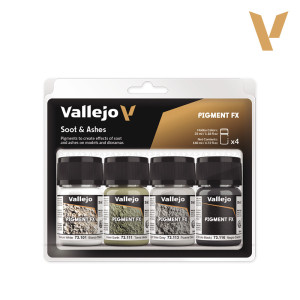 73193 Pigment Set Soot & Ashes
