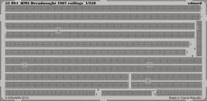 HMS Dreadnought 1907 railings 1/350 TRUMPETER
