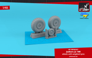 Junkers Ju 188 Wheels With Weighted Tyres