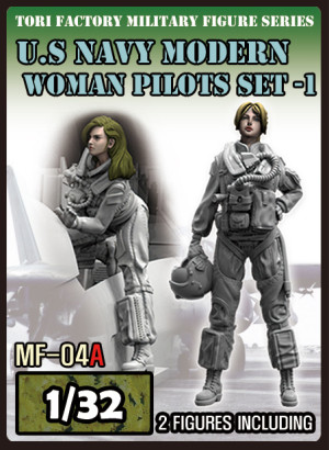 USAF Modern Woman Pilot Set (2 Figures)