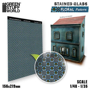 Floral Pattern Stained Glass