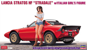 Lancia Stratos HF "Stradale" w/Italian Girl's Figure