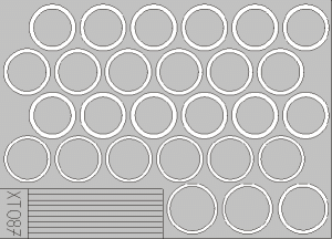 Sd.Kfz.10 wheel mask ITALERI (375)