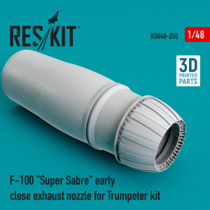 F-100 "Super Sabre" early close exhaust nozzle for Trumpeter kit