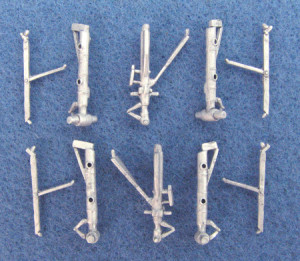 Airbus A318 / A319 / A320 / A321 - Landing Gear - Set for 2 planes (designed to be used with Revell kits)