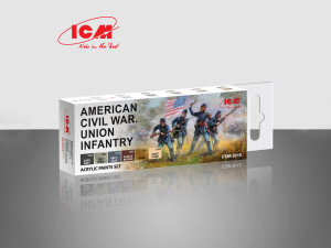 ICM 3013 American Civil War Union Infantry Paint Set
