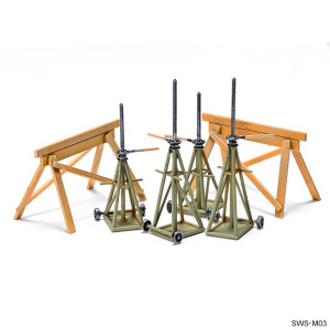 German Luftwaffe Jack Stand Set
