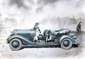 German military car Polizei Kubelsitzwagen