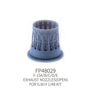 F-15 A/B/C/D/E - Exhaust Nozzle Open (1 piece) - engine F100-PW-220/229 (for Great Wall Hobby Kits)