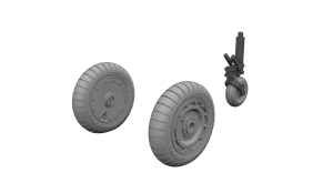 Focke Wulf Fw-190 D-9 - Wheels Set (for MiniArt Kits / 3D-Printed)
