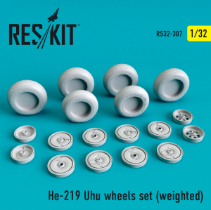He-219 Uhu wheels set weighted