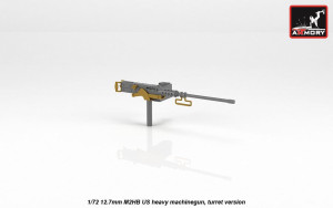 12.7mm M2HB US heavy machinegun, turret version