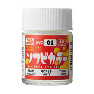 SVC01 White Matt for Soft PVC Figure