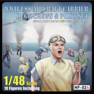 US Navy Aircraft Carrier Crews & Pilots (Dynamic Pose / 10 Figures)