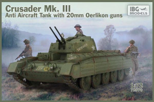 Crusader Mk. III Anti Aircraft Tank with 20mm Oerlikon guns