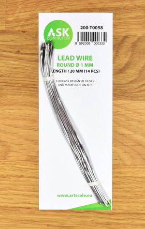 Lead Wire - Round Ø 1 mm x 120 mm 14 pcs
