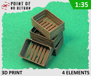 Wooden Crates for Vegetables