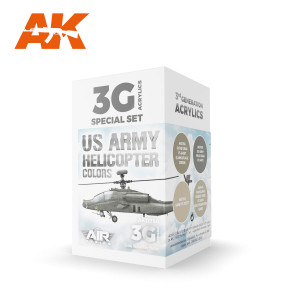 AK 11750 US Army Helicopter Colors Set