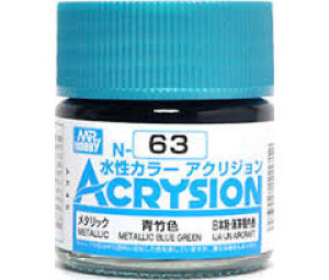N063 Metallic Blue Green