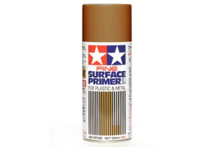 Fine Surface Primer L for Plastic Metal (Oxide Red) Spray
