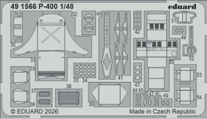 Bell P-400 Airacobra - PE Set (for Arma Hobby Kits)