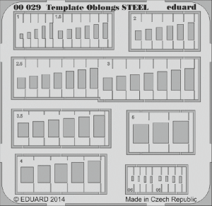 Template oblongs STEEL tool