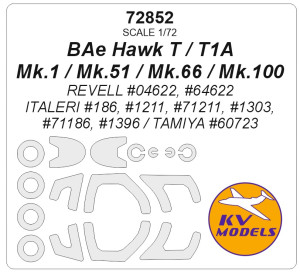 BAe Hawk T / T1A / Mk.1 / Mk.51 / Mk.66 / Mk.100 - Mask Set (for Revell / Italeri and Tamiya Kits)