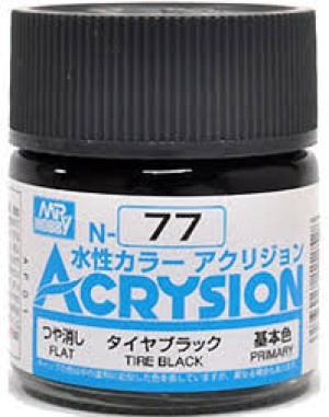 N077 Tire Black Flat