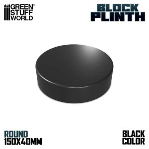 Round Plinth 15cm - Black
