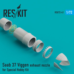 Saab 37 Viggen exhaust nozzle for Special Hobby Kit