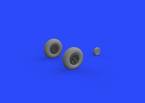 Spitfire Mk.IX wheels 4spoke w/pattern TAMIYA