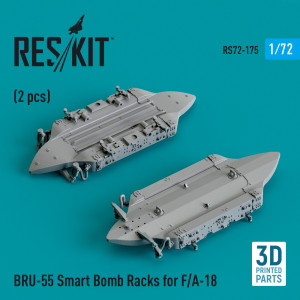 BRU-55 Smart Bomb Racks For F/A-18 (2pcs) (3D Printed)