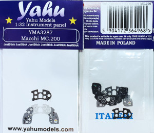Macchi MC.200 - Intrument Panel (for Italeri Kits)