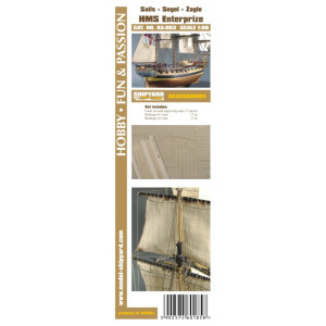 HMS Enterprize - Sails