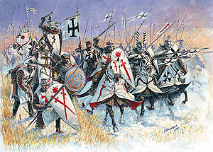 Livonian knights XIII-XIV AD