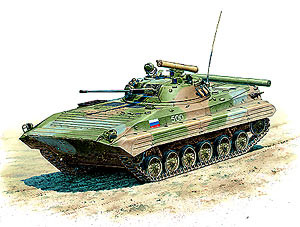 BMP-2 Russian infantry fighting vehicle