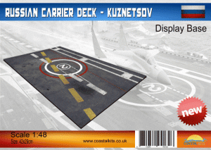 1:48 Russian Carrier Deck 420 x 297mm