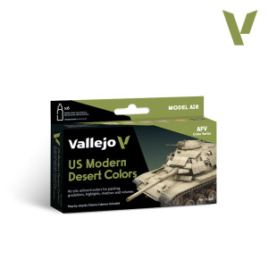 71209 AFV Color Series - US Modern Desert Colors set