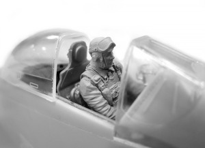 P-51 D Mustang - Forward Facing Pilot Figure