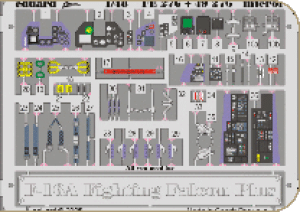 F-16A Plus interior HASEGAWA