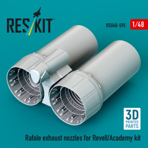 Dassault Rafale - 3D-Printed Exhaust Nozzles (for Revell / Academy Kits)