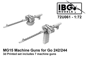 Gotha Go-242 A-1 / Go-244 - MG15 Machine Guns (3D-Printed / for IBG Models kits)