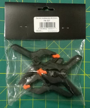 Zaciski modelarskie #2 9,0cm 3szt