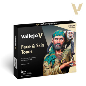 70258 Figure Color Series - Face & Skin Tones Model Color Acrylic Set