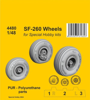 SF-260 Wheels (For Special Hobby Kits)