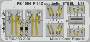 F-14D seatbelts STEEL AMK