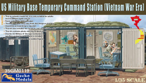 US Military Base Temporary Command Station (Vietnam War Era)
