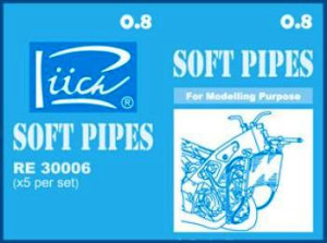 Soft pipes 0,8mm X 200mm