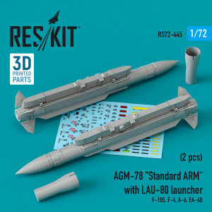 AGM-78 "Standard ARM" With LAU-80 Launcher (2 pcs) (F-105, F-4, A-6, EA-6B)