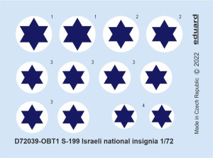 S-199 Israeli national insignia EDUARD